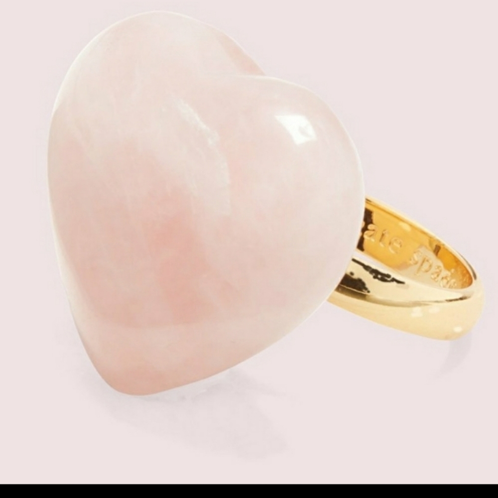 💜1 left NWT Kate Spade heart ring Size 7 - Picture 3 of 4